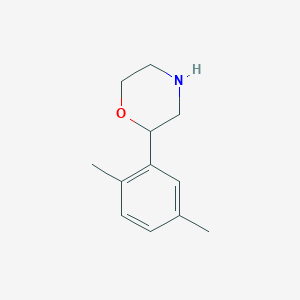 molecular formula C12H17NO B13524229 2-(2,5-Dimethylphenyl)morpholine 