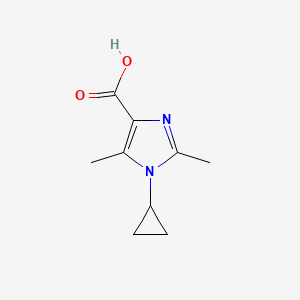 1-cyclopropyl-2,5-dimethyl-1H-imidazole-4-carboxylicacid