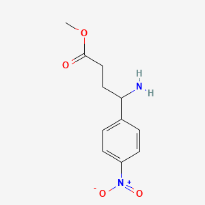 Methyl 4-amino-4-(4-nitrophenyl)butanoate