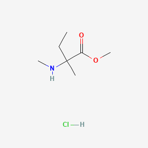 Methyl 2-methyl-2-(methylamino)butanoate hydrochloride