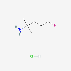 5-Fluoro-2-methylpentan-2-aminehydrochloride