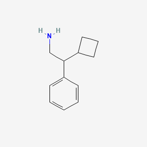 2-Cyclobutyl-2-phenylethan-1-amine