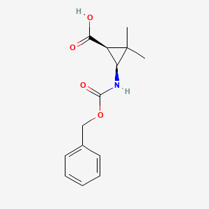 rac-(1R,3R)-3-{[(benzyloxy)carbonyl]amino}-2,2-dimethylcyclopropane-1-carboxylic acid