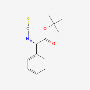 molecular formula C13H15NO2S B13524344 (S)-tert-Butyl 2-isothiocyanato-2-phenylacetate 