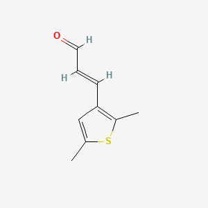 3-(2,5-Dimethylthiophen-3-yl)acrylaldehyde