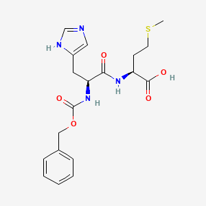 molecular formula C19H24N4O5S B1352442 Z-His-met-oh 