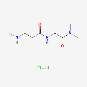 N-[(dimethylcarbamoyl)methyl]-3-(methylamino)propanamidehydrochloride