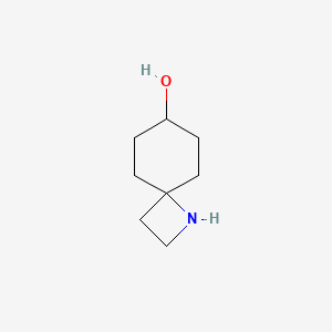 molecular formula C8H15NO B13524432 (4r,7r)-1-Azaspiro[3.5]nonan-7-ol 