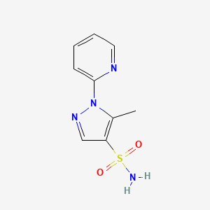 5-methyl-1-(pyridin-2-yl)-1H-pyrazole-4-sulfonamide