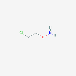 molecular formula C3H6ClNO B13524488 o-(2-Chloroallyl)hydroxylamine 