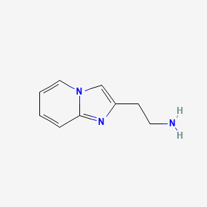 molecular formula C9H11N3 B1352450 2-(Imidazo[1,2-a]pyridin-2-yl)ethanamine CAS No. 43170-96-3