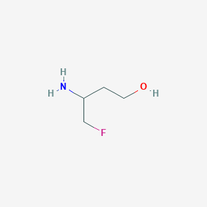 3-Amino-4-fluorobutan-1-OL