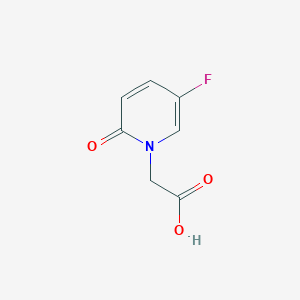 2-(5-Fluoro-2-oxo-1,2-dihydropyridin-1-yl)acetic acid