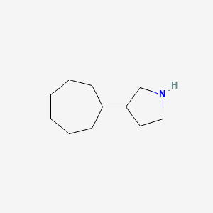 3-Cycloheptylpyrrolidine