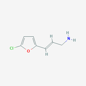 3-(5-Chlorofuran-2-yl)prop-2-en-1-amine