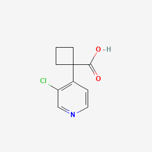 1-(3-Chloropyridin-4-yl)cyclobutane-1-carboxylic acid