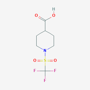 1-Trifluoromethanesulfonylpiperidine-4-carboxylic acid