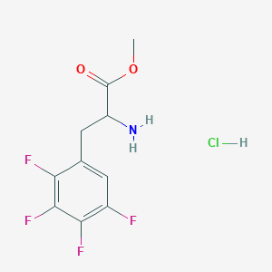 Methyl 2-amino-3-(2,3,4,5-tetrafluorophenyl)propanoate hydrochloride