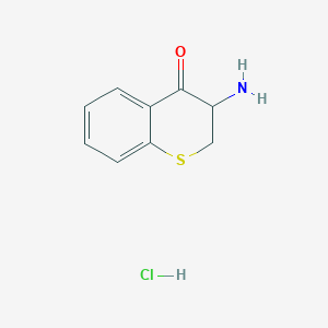 3-amino-3,4-dihydro-2H-1-benzothiopyran-4-onehydrochloride