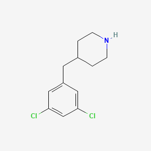 4-[(3,5-Dichlorophenyl)methyl]piperidine