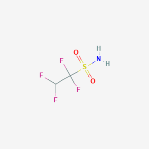 molecular formula C2H3F4NO2S B13524770 1,1,2,2-Tetrafluoroethane-1-sulfonamide 