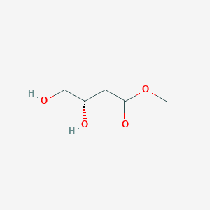 molecular formula C5H10O4 B1352480 (S)-甲基 3,4-二羟基丁酸酯 CAS No. 90414-36-1