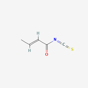 molecular formula C5H5NOS B1352484 Crotonyl isothiocyanate CAS No. 60034-28-8