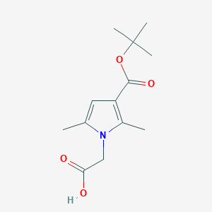 2-{3-[(tert-butoxy)carbonyl]-2,5-dimethyl-1H-pyrrol-1-yl}aceticacid