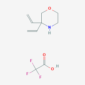 3,3-Diethenylmorpholine,trifluoroaceticacid