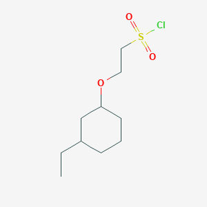 2-((3-Ethylcyclohexyl)oxy)ethane-1-sulfonyl chloride