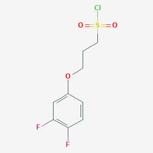 3-(3,4-Difluorophenoxy)propane-1-sulfonyl chloride