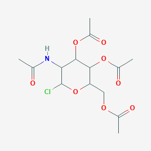 molecular formula C14H20ClNO8 B013525 2-乙酰氨基-3,4,6-三-O-乙酰-2-脱氧-α-D-吡喃葡萄糖基氯 CAS No. 3068-34-6