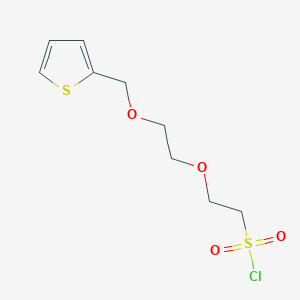 2-(2-(Thiophen-2-ylmethoxy)ethoxy)ethane-1-sulfonyl chloride