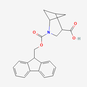 2-{[(9H-fluoren-9-yl)methoxy]carbonyl}-2-azabicyclo[3.1.1]heptane-4-carboxylic acid