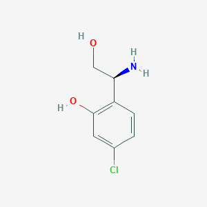 (s)-2-(1-Amino-2-hydroxyethyl)-5-chlorophenol