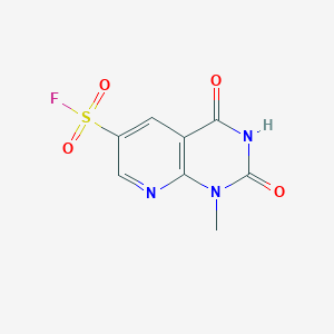 1-methyl-2,4-dioxo-1H,2H,3H,4H-pyrido[2,3-d]pyrimidine-6-sulfonyl fluoride