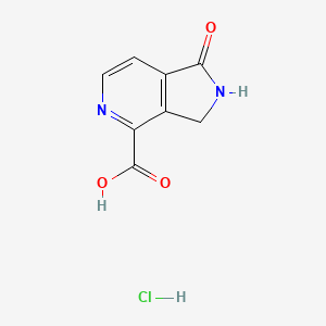 1-oxo-1H,2H,3H-pyrrolo[3,4-c]pyridine-4-carboxylic acid hydrochloride