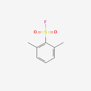 molecular formula C8H9FO2S B13525195 2,6-Dimethylbenzene-1-sulfonyl fluoride CAS No. 61153-14-8