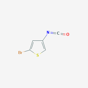 2-Bromo-4-isocyanatothiophene