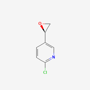 2-chloro-5-[(2S)-oxiran-2-yl]pyridine