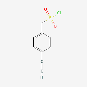 (4-Ethynylphenyl)methanesulfonyl chloride