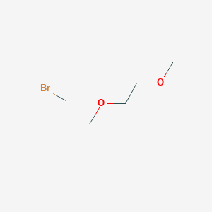 1-(Bromomethyl)-1-((2-methoxyethoxy)methyl)cyclobutane