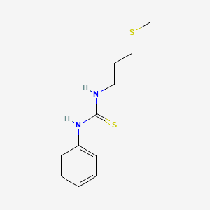 molecular formula C11H16N2S2 B1352527 1-(3-(甲硫基)丙基)-3-苯基硫脲 CAS No. 99983-00-3