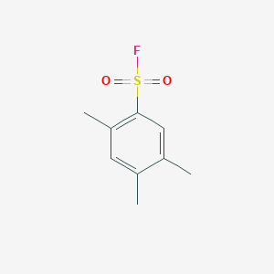 molecular formula C9H11FO2S B13525282 2,4,5-Trimethylbenzene-1-sulfonyl fluoride CAS No. 445-09-0