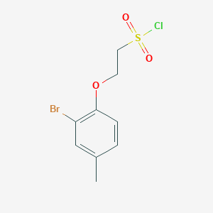 2-(2-Bromo-4-methylphenoxy)ethane-1-sulfonyl chloride