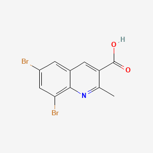 6,8-Dibromo-2-methylquinoline-3-carboxylicacid