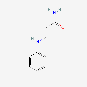 molecular formula C9H12N2O B1352538 3-苯胺基丙酰胺 CAS No. 21017-47-0