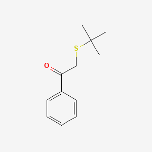 2-(tert-Butylsulfanyl)-1-phenylethan-1-one