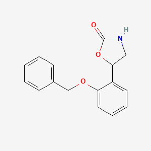 5-[2-(Benzyloxy)phenyl]-1,3-oxazolidin-2-one