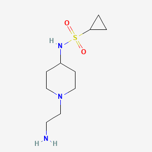 N-[1-(2-aminoethyl)piperidin-4-yl]cyclopropanesulfonamide